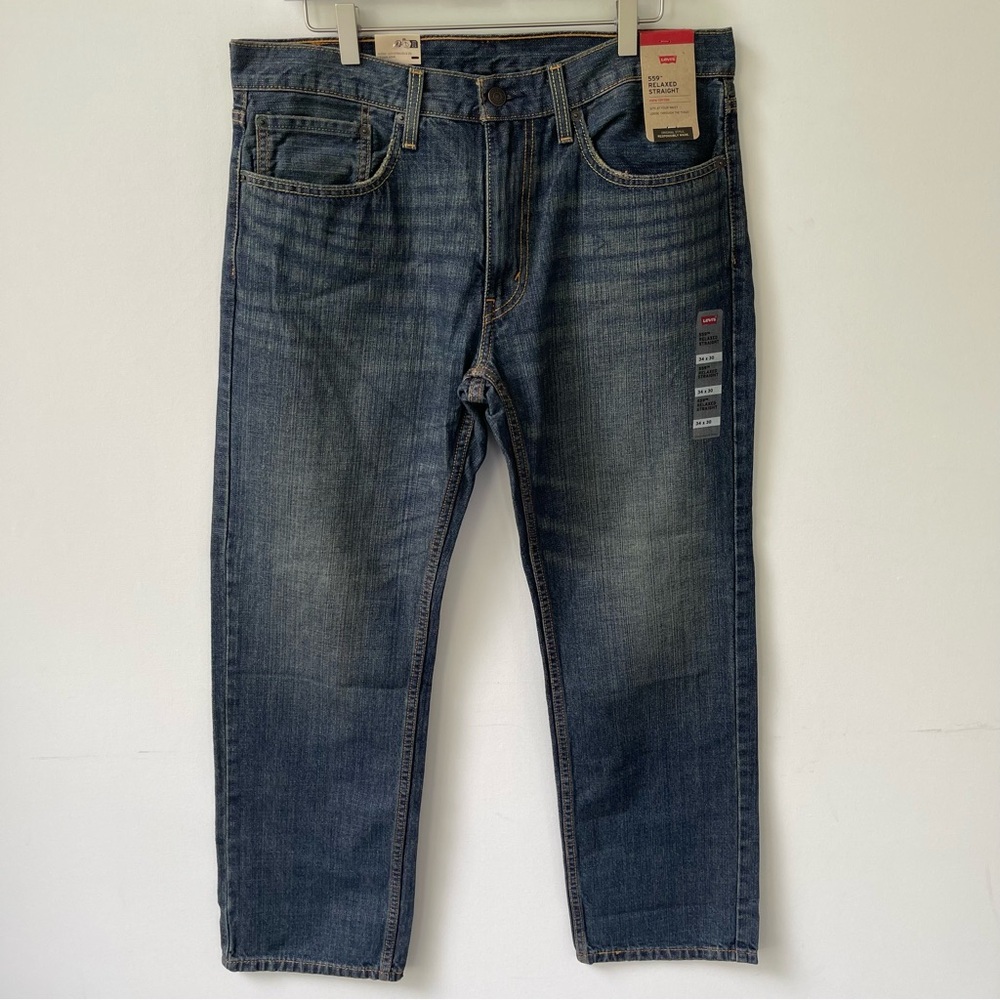 NWT Levi’s 559 Relaxed Straight 34x30 Men’s Jeans New with Tags
